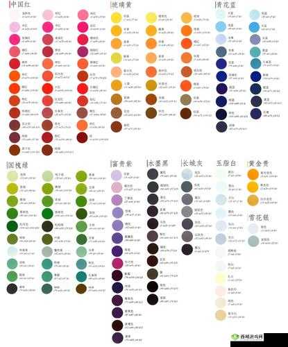 完整色卡网站:从自然色彩到艺术色调,这里都有